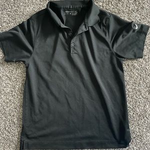 Black boys nike Dri-Fit polo.size large.